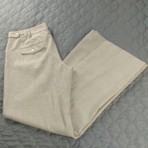 Express 10 Editor Beige Khaki Career Pants Trouser